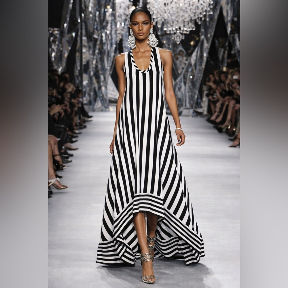 BCBGMAXAZRIA Gia High-Low Silk Maxi Dress – Size 0